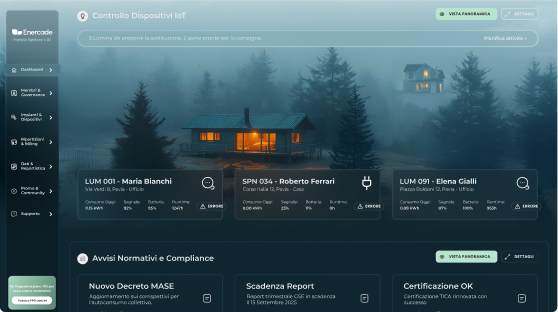 Document management interface showing contracts and documents
